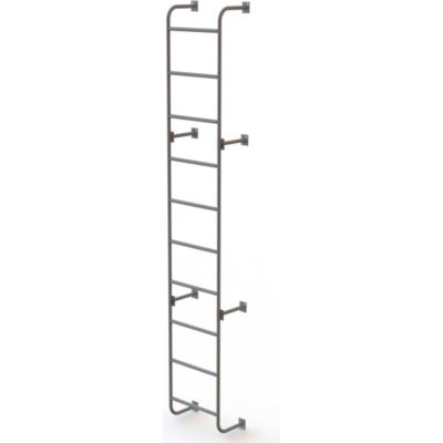 10 Step Steel Dock Ladder, Side-Step, 18"W x 120"H - WLS6SS