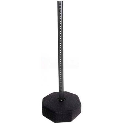 Round Sign Base 90 Lbs, w/ U-Channel Adaptor & 4' U-Channel Post
