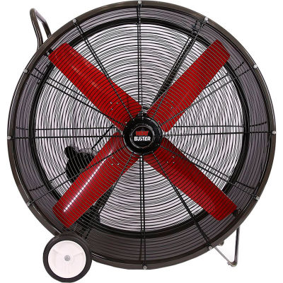 60" 1 Speed 1 1/2 HP 115V 1-Phase Open Drip Proof Motor Belt Drive Heatbuster Portable Fan TPC6016