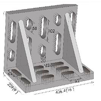 Imported Swivel Angle Plate 15" x 9" x 12"