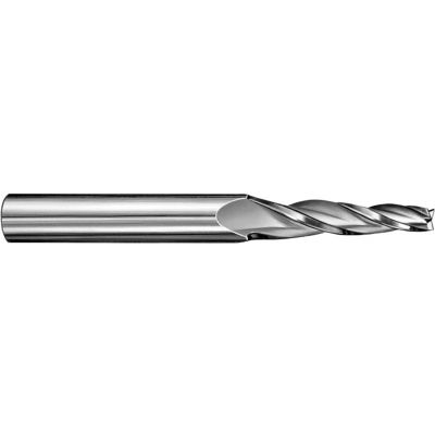 Made in USA HSS Tapered End Mill 1/8" Dia 1-1/2" Flute 3/8" Shank 3-1/4" OAL 4° per Side