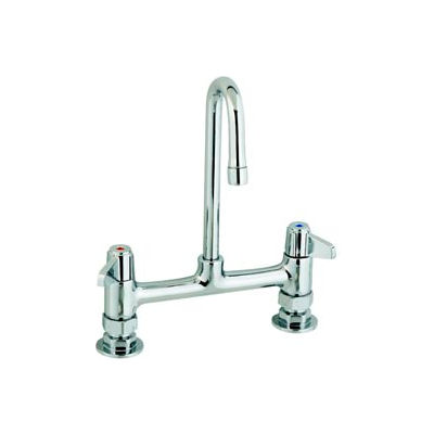 Equip by T&S 5F-8DLX00 8" Deck Mount Mixing Faucet Swivel Base