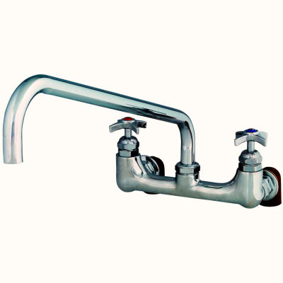 T&S Brass B-0291 Wall Mounted Big Flo Mixing Faucet with 8" Centers