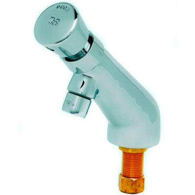 T&S® B-0805 Slow Self-Closing Single Temperature Metering Faucet, 2.2 GPM, Chrome