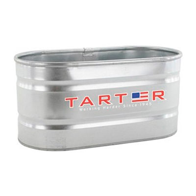 galvanized tank gallon tarter oval trough tanks tractor supply water round steel bins totes containers pool globalindustrial storage ft tub
