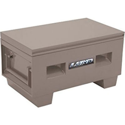 Lund 08036G Heavy-Duty Small 32" Gray Steel Job Site Box