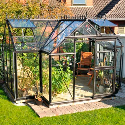 Junior Victorian Orangerie Greenhouse, T-Shaped, 10' 3