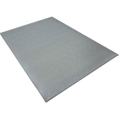Transforming Technologies ESD Anti-Fatigue Floor Mat 3/8" Thick 4' x 60' Gray