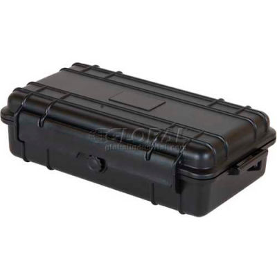 Cape Buffalo Waterproof Utility Case, 9-1/2"L x 5-1/2"W x 2-3/4"H, Black