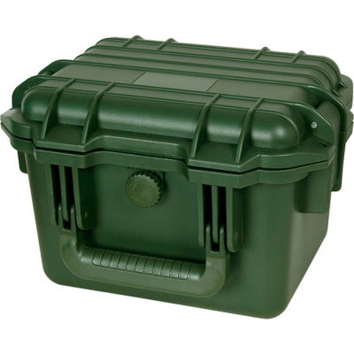 TZ Case Cape Buffalo Waterproof Utility Case CB-009-GRN - 11-3/4"L x 9-3/4"W x 7-3/4"H Green