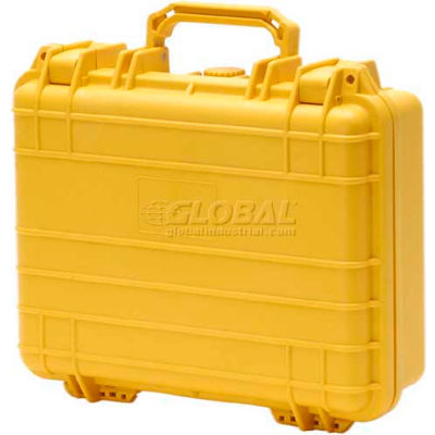 Cape Buffalo Waterproof Utility Cases, Medium Case, 12"L x 9"W x 4-1/2"H, Yellow