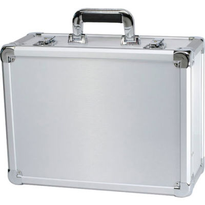 TZ Case Executive Aluminum Storage Case EXC-115-S - 16-1/2"L x 12-1/2"W x 7-3/8"H Silver