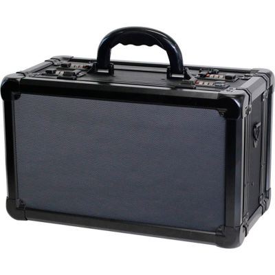 TZ Case Executive Pistol Case TZEXC015-B - 15-7/8"L x 9-5/8"W x 7-5/8"H Black