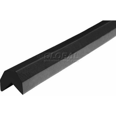 Knuffi Corner Bumper Guard, Type AA, 196-3/4"L x 1-1/2"W x 1-1/2"H, Black, 60-6810-3