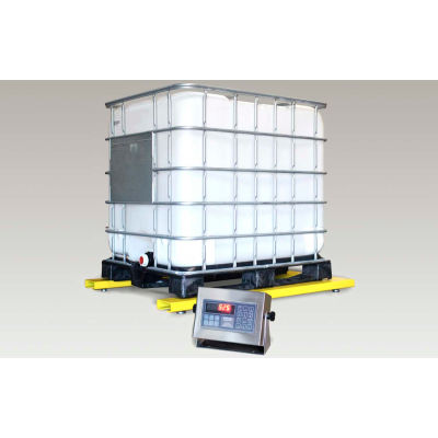Pennsylvania Scale U6600 Series Low-Profile Bulk Container Scale, 32"W x 50"D Inside Opening