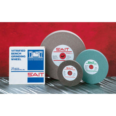 United Abrasives-SAIT 77815 6 by 1 by 1 8SF Silicon Carbide Medium Density Convolute Deburring Wheel 3-Pack 