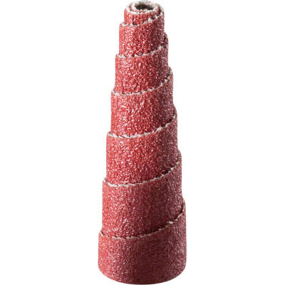 United Abrasives - Sait 38320 Full Taper Cartridge Roll 1/2" x 1-1/2" x 1/8" 80 Grit Aluminum Oxide - Pkg Qty 100