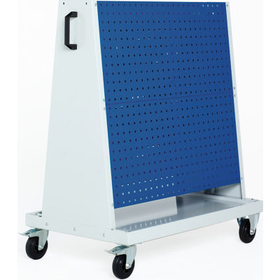 39x18x47"Trolley - 2 Perfo Panels each side