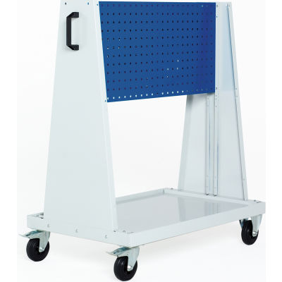 39x18x47"Trolley - 1 Perfo Panel each side