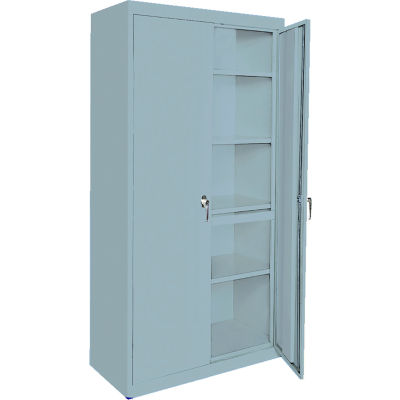 Steel Cabinets USA AAH-33RB-DB Storage Cabinet All-Welded 33"Wx18"Dx72"H Denim Blue