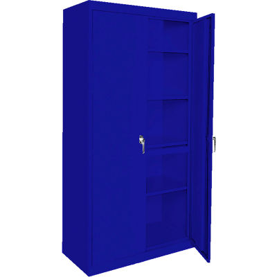 Steel Cabinets USA AAH-36RBMAG1-BL Storage Cabinet All-Welded 36"Wx24"Dx72"H Blue