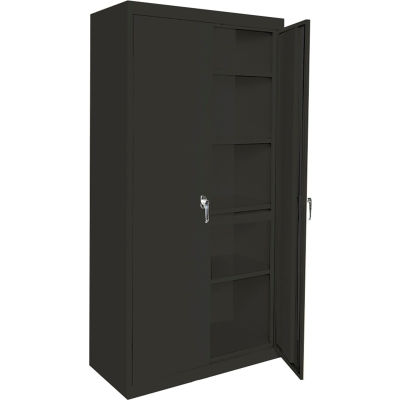 Steel Cabinets USA Magnum Series All-Welded Storage Cabinet, 48"Wx24"Dx72"H, Charcoal