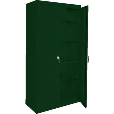 Steel Cabinets USA AAH-48RBMAG1-H-GRN Storage Cabinet All-Welded 48"Wx24"Dx72"H Hunter Green