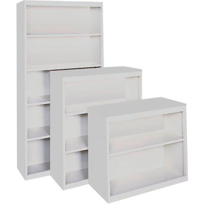 Bookcase - Adjustable Shelf Series 36" x 18" x 52" Gray