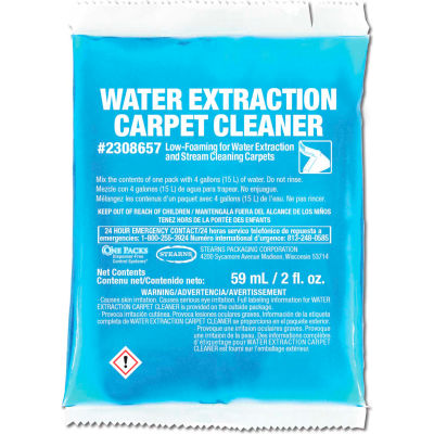 Stearns Water Extraction Carpet Cleaner - 2 oz Packs, 72 Packs/Case - 2308657
