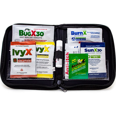 CoreTex® 91550 Professional Outdoor Skin Protection Kit, 14 Items, Single Person - Pkg Qty 12