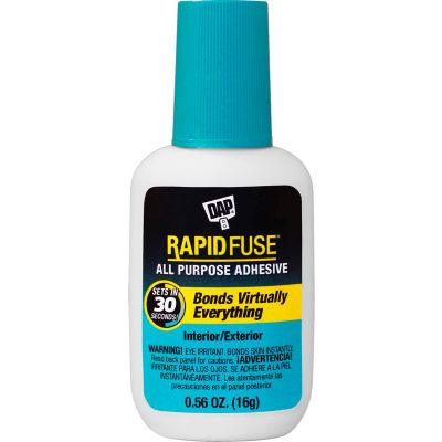 DAP® RapidFuse® All Purpose Adhesive Brush Applicator - 16.0 gm., Clear - 7079800173 - Pkg Qty 6