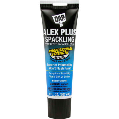 DAP® ALEX PLUS® Spackling - 7.0 oz., White - 7079818744 - Pkg Qty 6