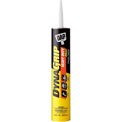 DAP® DYNAGRIP® Heavy Duty Max Construction Adhesive - 9.0 oz., White - 7079827511 - Pkg Qty 12