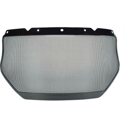 MSA V-Gard® Wire Mesh Visor w/Plastic Edge, 7-1/2" x 17", 10116557 - Pkg Qty 10