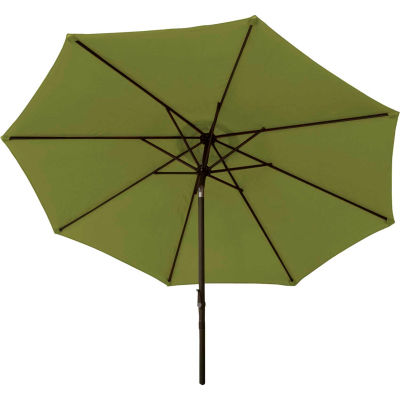 Bliss 9' Market Polyester Outdoor Umbrella, Green