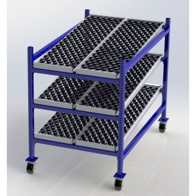 UNEX FCM99SW36603 Flow Cell Mobile Gravity Rack 36"W x 60"D x 54"H