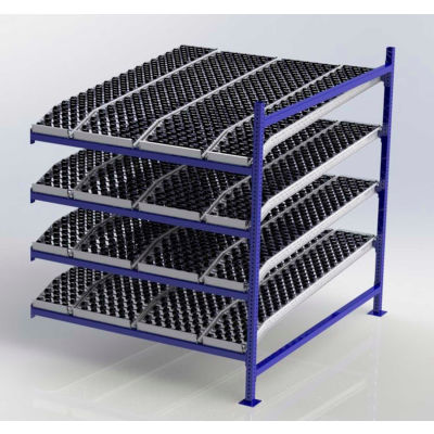 UNEX FC99SKW60724-A Flow Cell Presentation Gravity Rack Add-On, 60"W x 72"D x 72"H