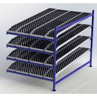 UNEX FC99SKW60964-A Flow Cell Presentation Gravity Rack Add-On, 60"W x 96"D x 72"H