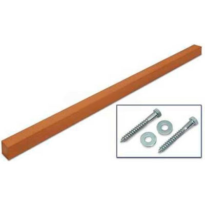 United Visual Products 4"W x 4"D x 96"H Single Cedar Post and Hardware