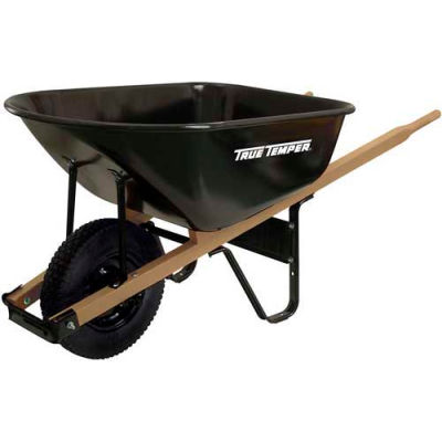 Ames True Temper® J6 6 Cubic Foot Steel Medium Duty Wheelbarrow