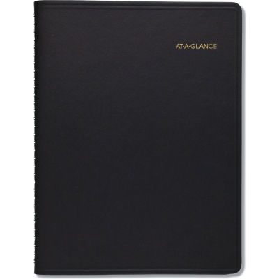 AT-A-GLANCE® Monthly Planner, 11 x 9, Black, 2022-2023
