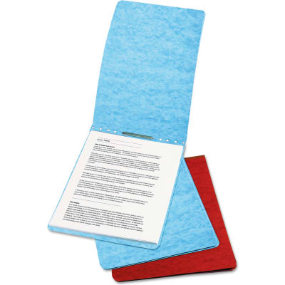 ACCO Presstex Report Cover, Prong Clip, Letter, 2" Capacity, Light Blue