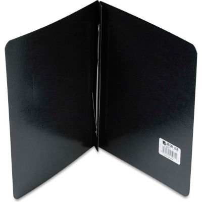ACCO Presstex Report Cover, Side Open, Prong Clip, Letter, 3" Capacity, Black