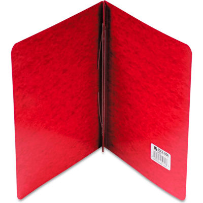 ACCO Pressboard Report Cover, Prong Clip, Letter, 3" Capacity, Executive Red