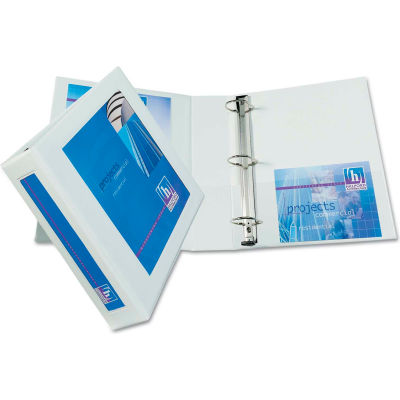 Avery® Framed View Binder with One Touch EZD Rings, 2" Capacity, White