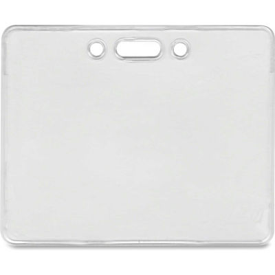 Advantus® Proximity ID Badge Holder, Horizontal, 3-3/8" x 2-3/8", Clear, 50/Pack