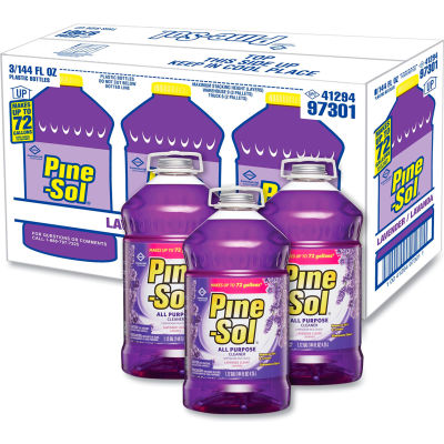 Pine-Sol® Multi-Surface Cleaner & Deodorizer, Lavender, 144 oz. Bottle, 3 Bottles - 97301