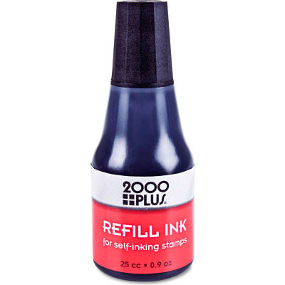2000 PLUS® 2000 PLUS Self-Inking Refill Ink, Black, .9 oz. Bottle