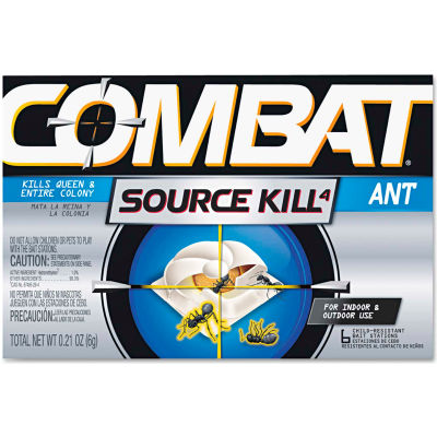 Combat® Ant Killing Bait Stations, 6 Stations/Box, 12 Boxes - 45901
