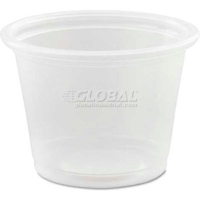 Dart® Conex Polypropylene Portion Container, Translucent, 1 Oz., 125/Bag; 20/Bags Carton